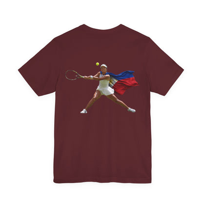 Alex Eala Colorblock Name Tee — Kids & Fans Tennis Player Tribute Shirt