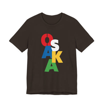 Tennis player Naomi Osaka Color Block Vertical Logo Tee