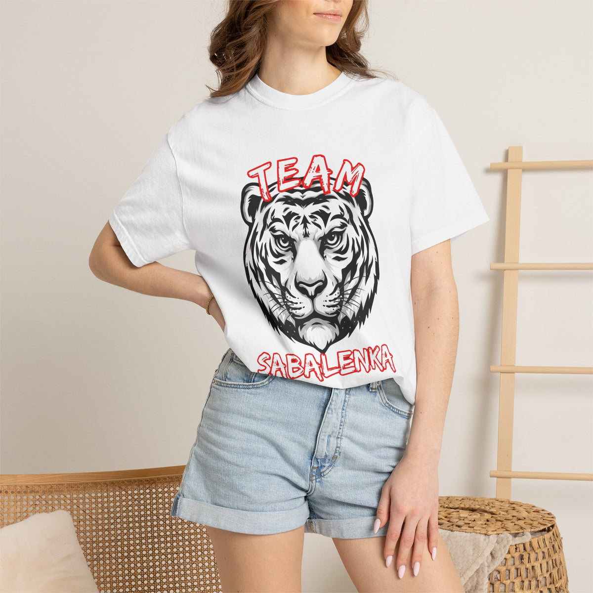 T-Shirt — Team Sabalenka Tiger Graphic Tee