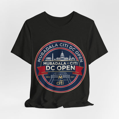 DC Open Tennis Tee — 'Mubadala Citi DC Open' Vintage Badge Shirt