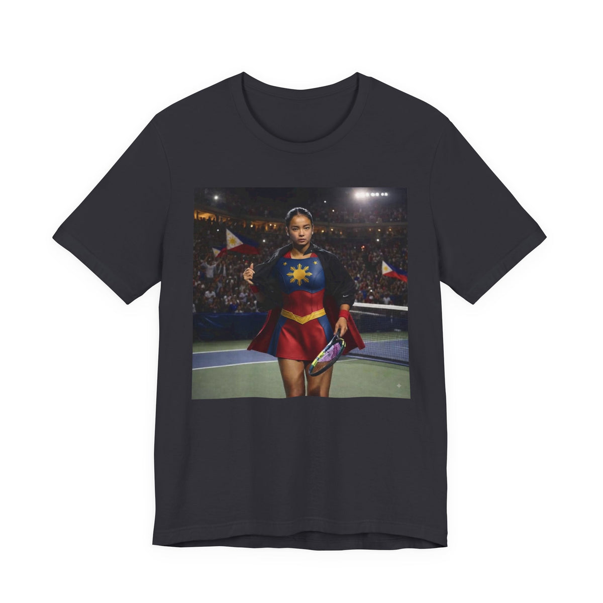 Alex Eala Tennis T‑Shirt — Filipino Tennis Star Photo Tee