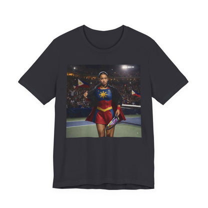 Alex Eala Tennis T‑Shirt — Filipino Tennis Star Photo Tee