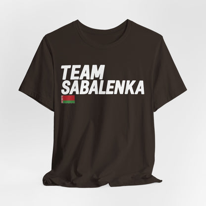 Team Sabalenka Minimalist Pan-African Flag T-shirt
