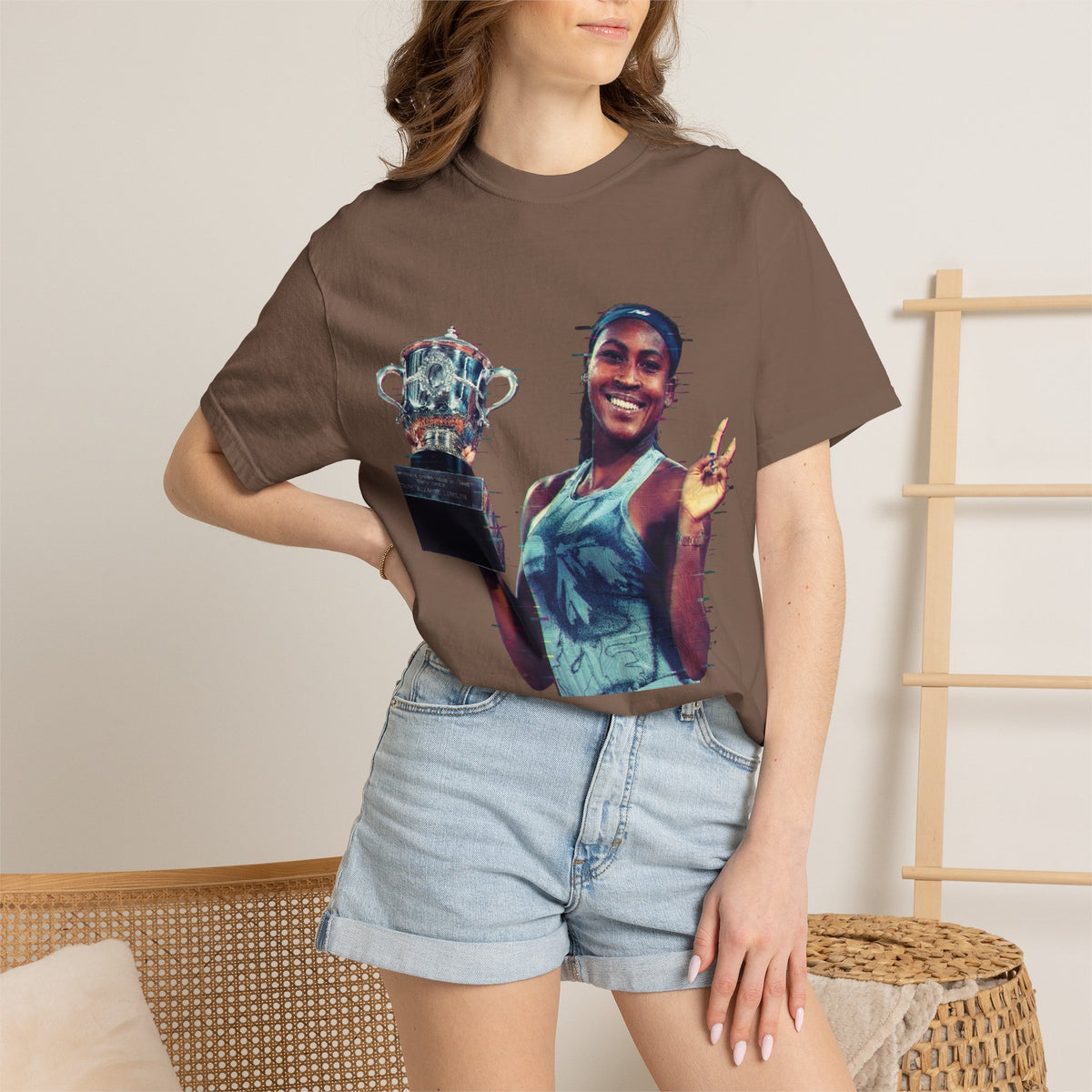 T-Shirt — Coco Gauff Champion Photo Tee