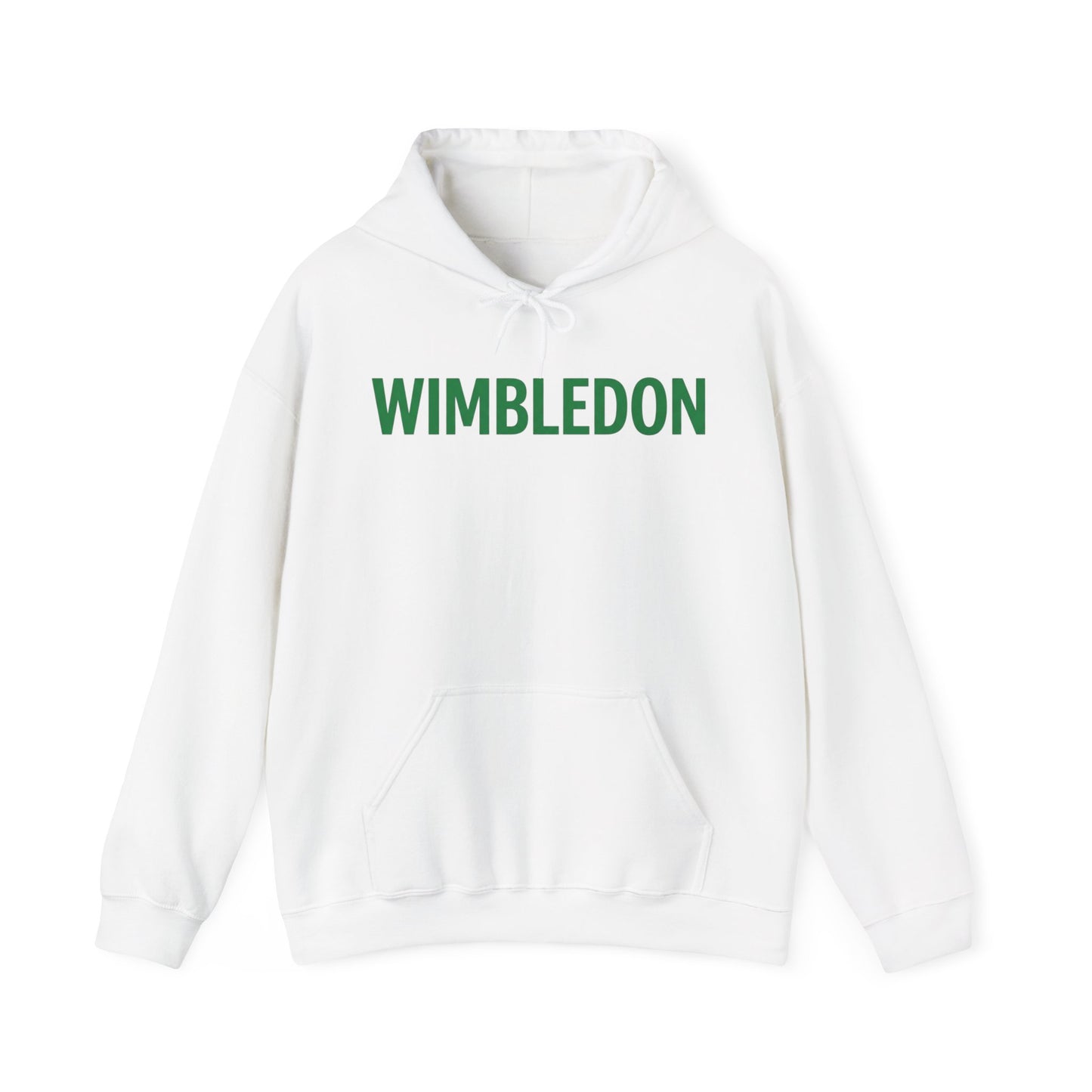 Wimbledon Hoodie — Classic Green Tennis Logo Pullover