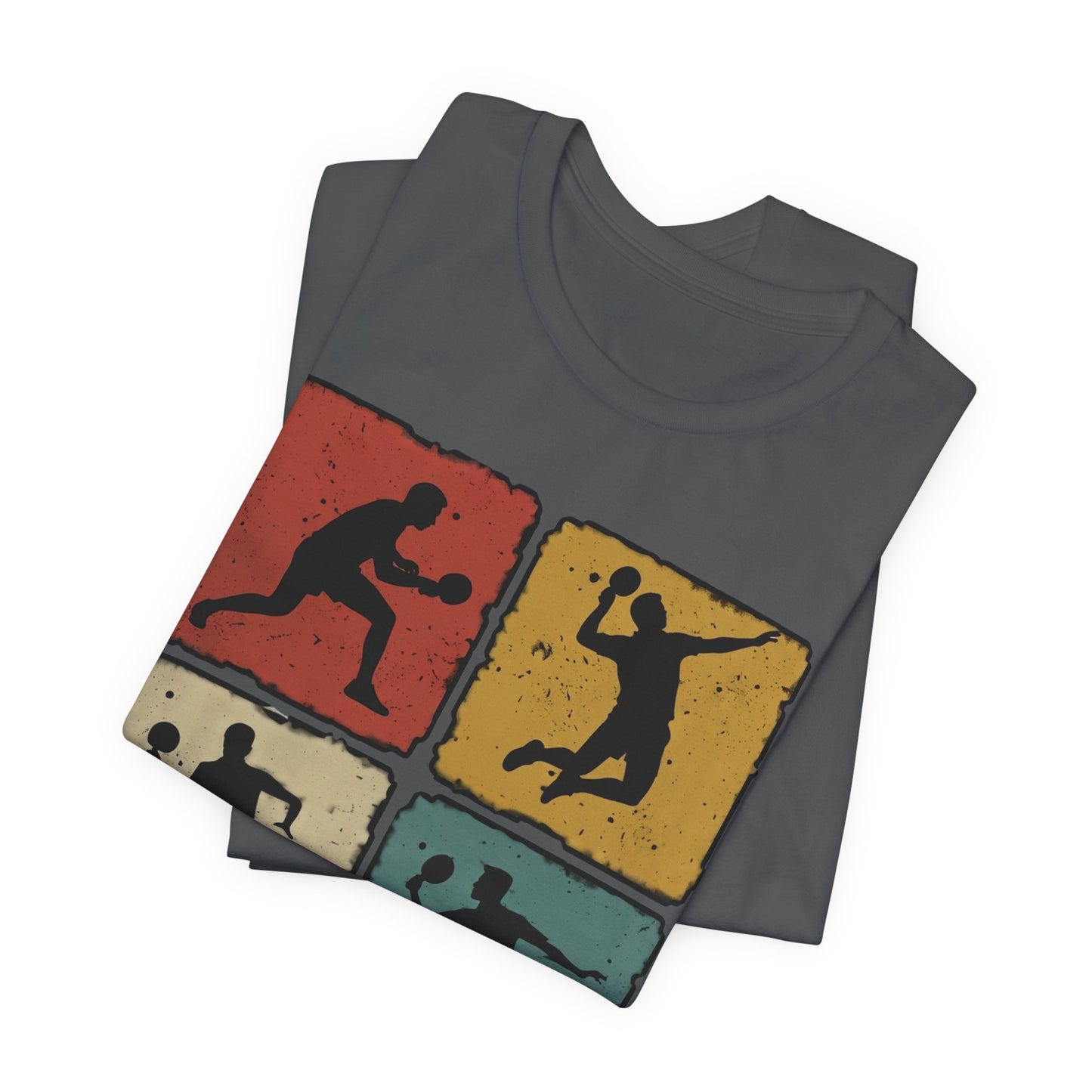 Tennis Silhouette Tee — Retro Vintage Graphic Shirt