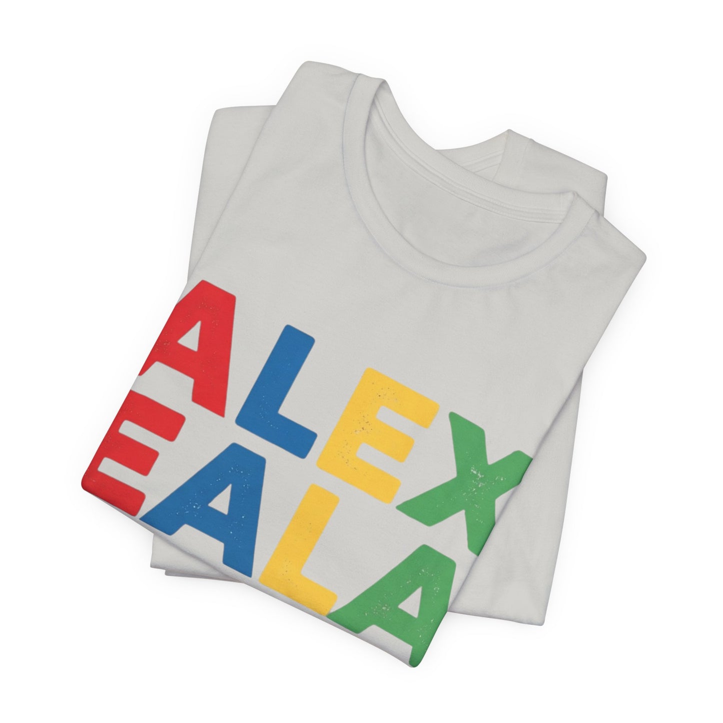 Alex Eala Colorblock Name Tee — Kids & Fans Tennis Player Tribute Shirt