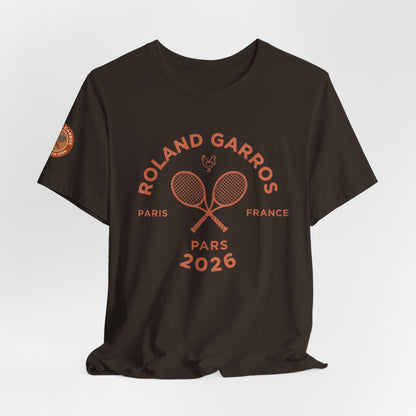 Roland Garros 2026 Tennis Tee – Paris Tournament Graphic T-Shirt