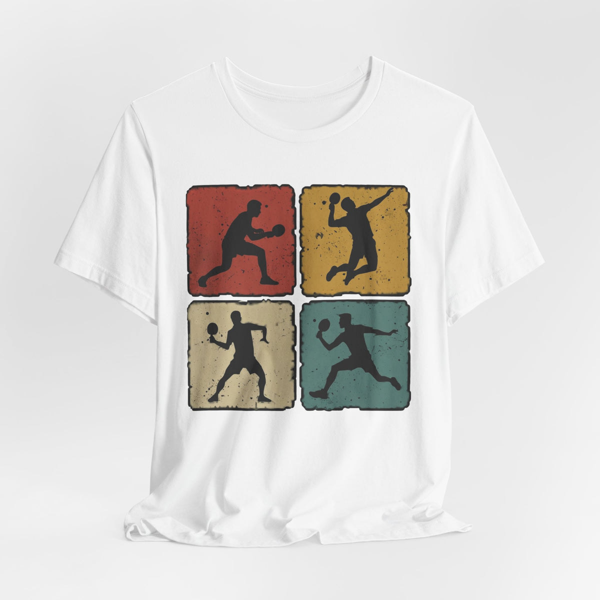 Tennis Silhouette Tee — Retro Vintage Graphic Shirt