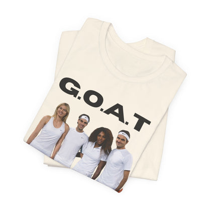G.O.A.T. Tennis Team Graphic Tee - Federer, Serena, Nadal, Sharapova