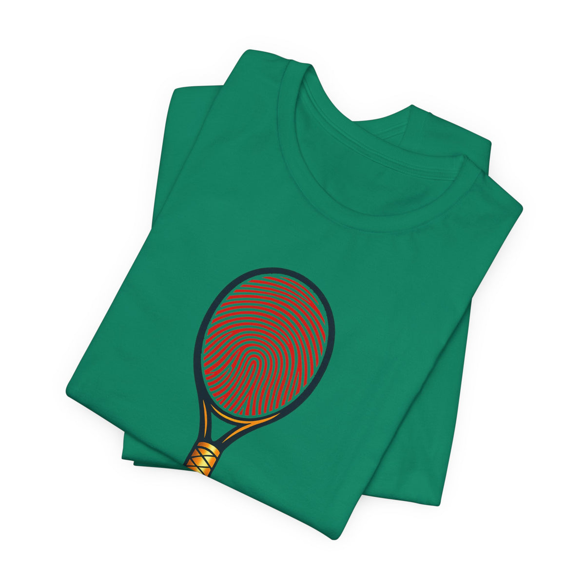 Tennis DNA T‑Shirt — "It's In My DNA" Racket Fingerprint Tee