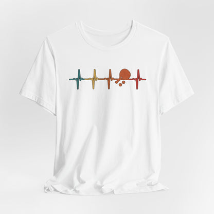 Tennis Heartbeat Tee – Retro Surfing Wave Graphic T-Shirt