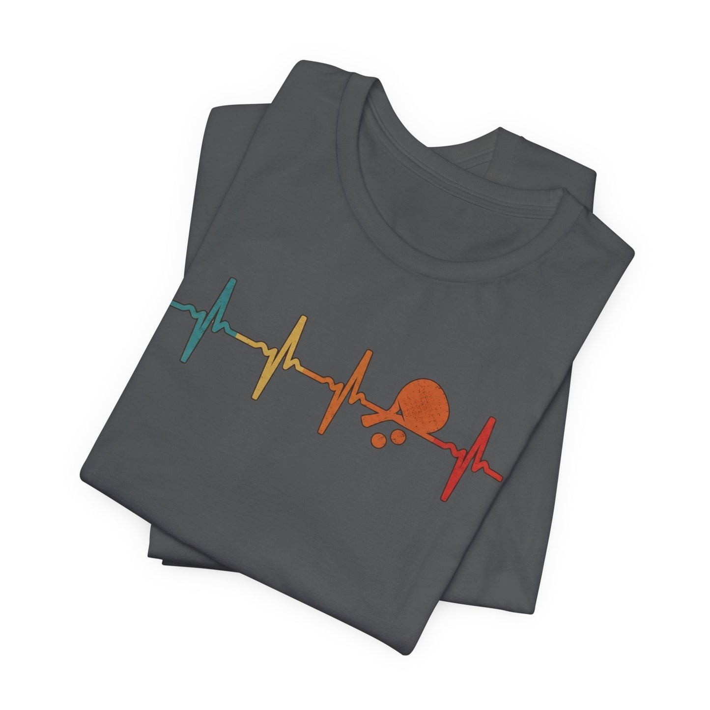 Tennis Heartbeat Tee – Retro Surfing Wave Graphic T-Shirt