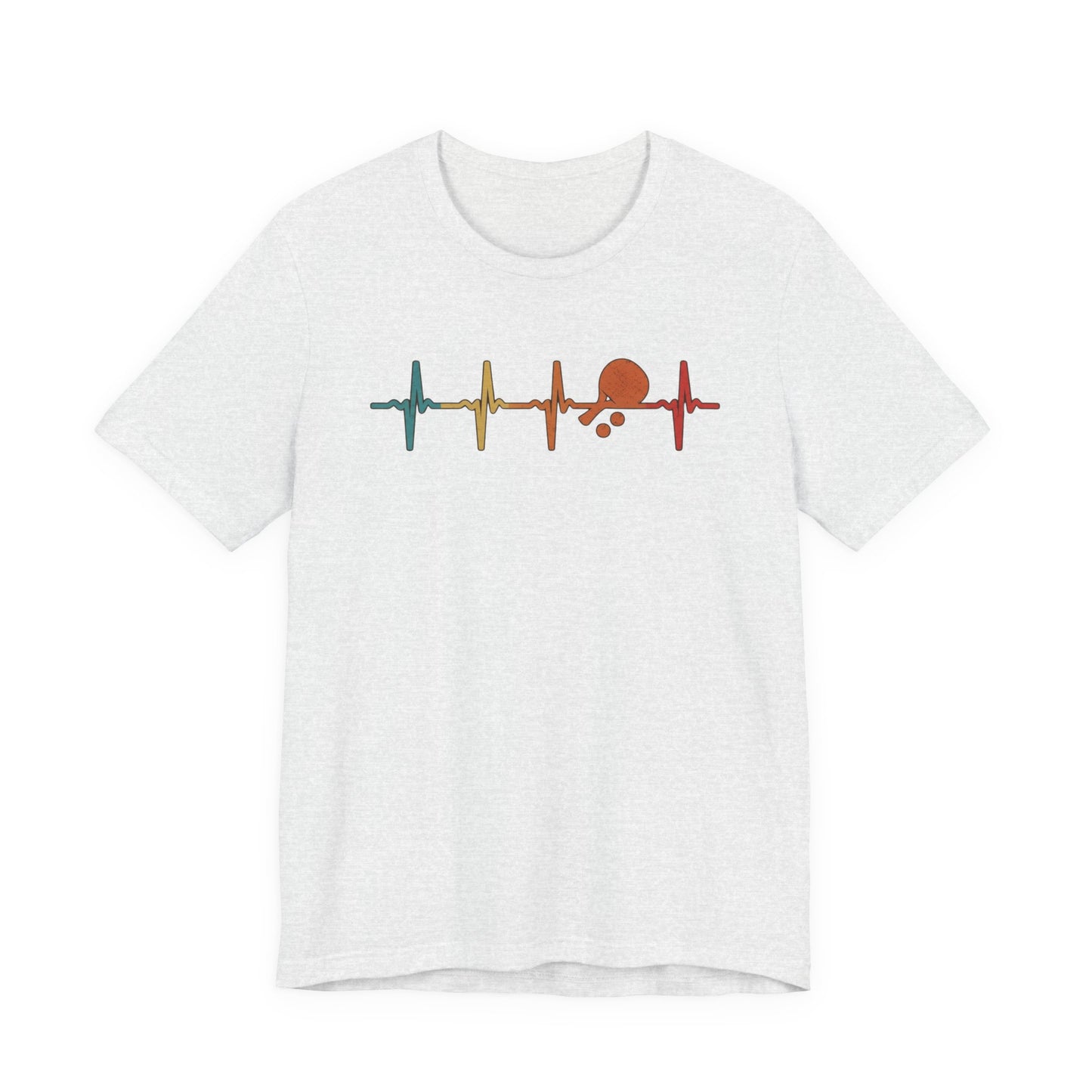 Tennis Heartbeat Tee – Retro Surfing Wave Graphic T-Shirt