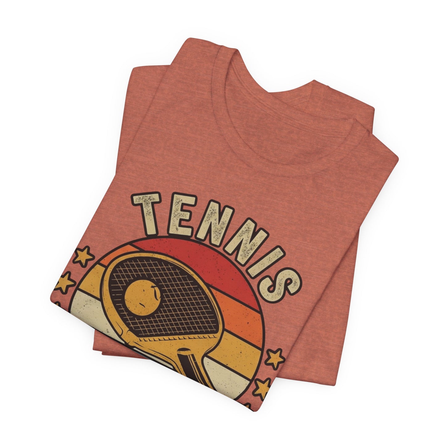 Tennis Master Tee — Retro Paddle & Ball Vintage-Style Tennis Shirt