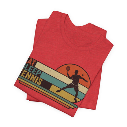 Eat Sleep Tennis Vintage Graphic Tee