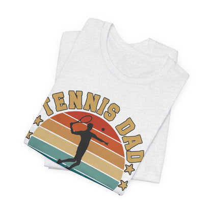 Tennis Dad Tee - "Like a Regular Dad but Cooler" Retro Tennis Father's Day Shirt