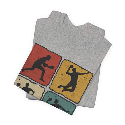 Tennis Silhouette Tee — Retro Vintage Graphic Shirt