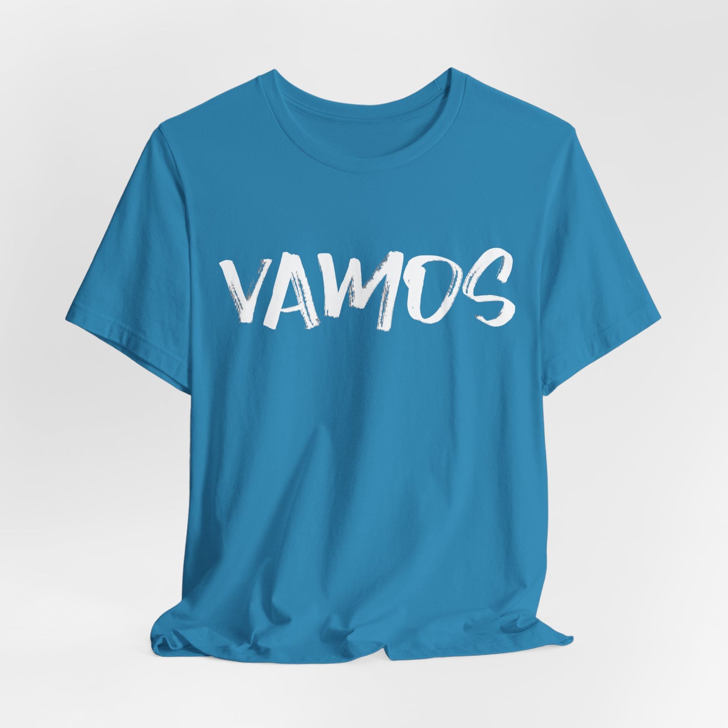 Vamos T-Shirt — Bold Brush Script Graphic Tee
