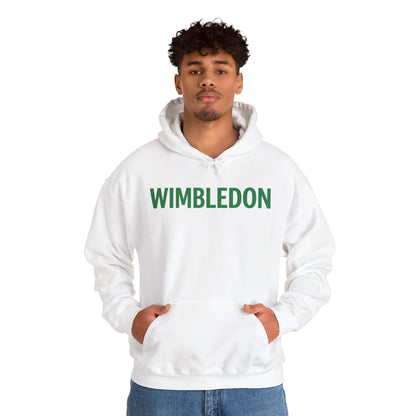 Wimbledon Hoodie — Classic Green Tennis Logo Pullover