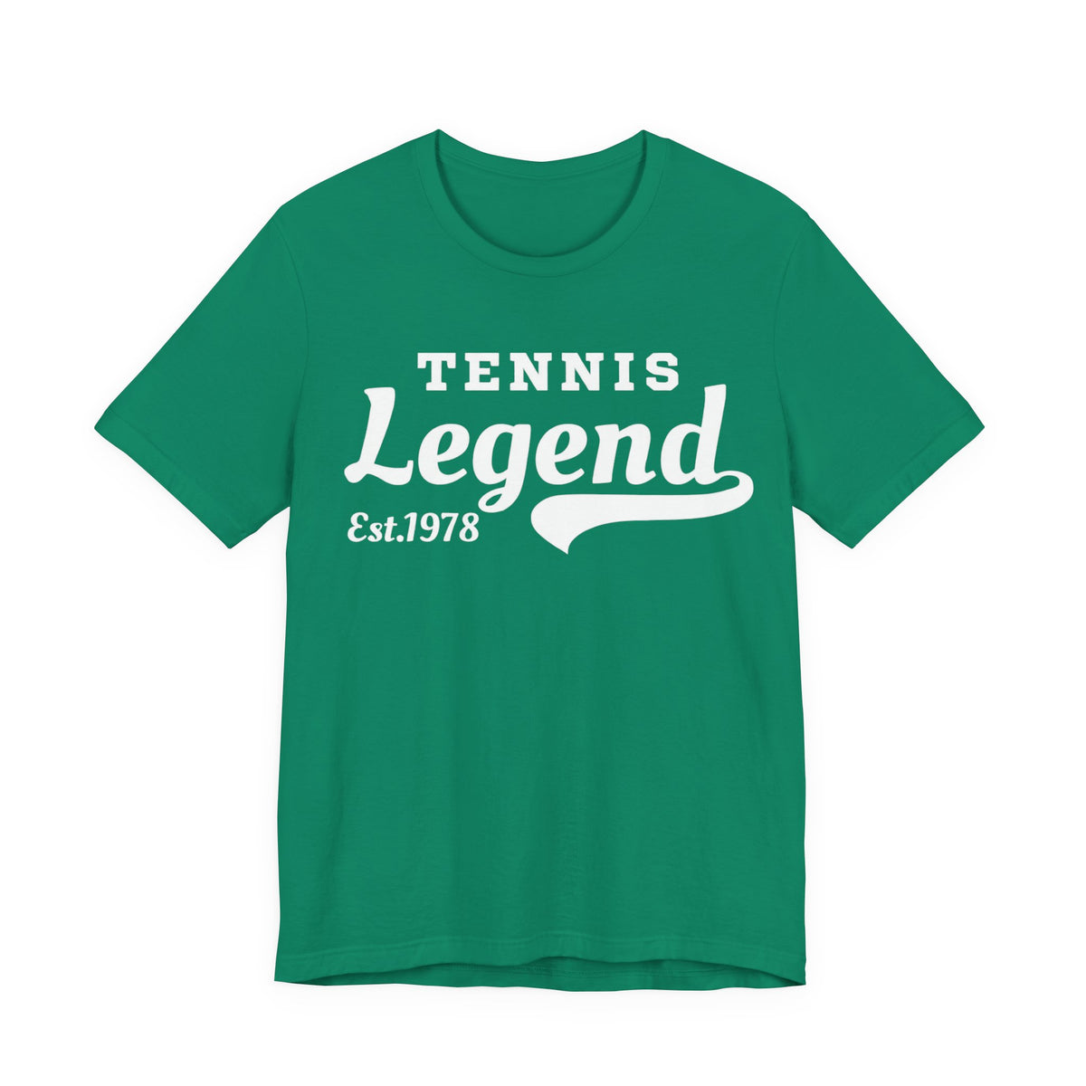 Tennis Legend Tee – Retro "Tennis Legend Est. 1978" Graphic Shirt