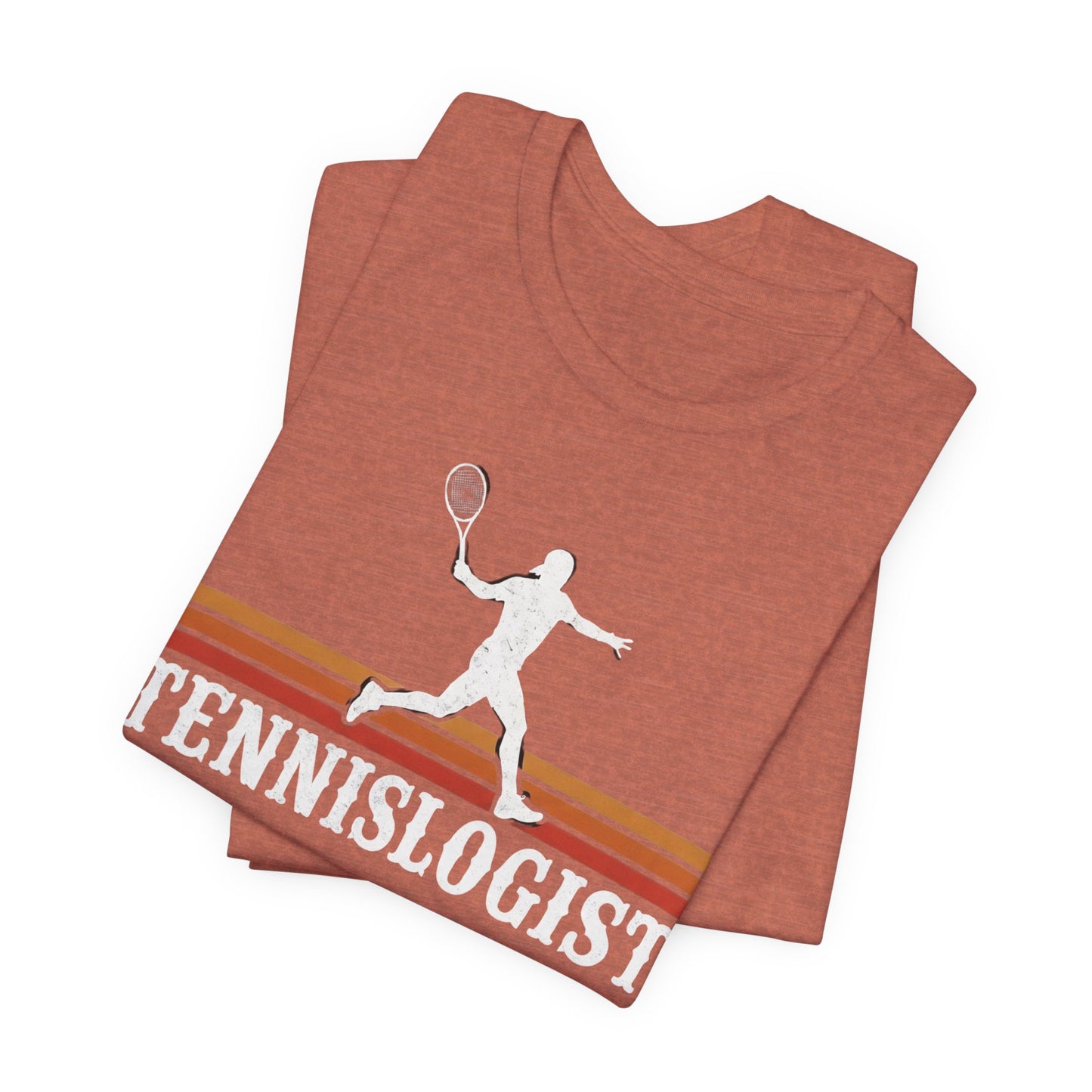 Tennislogist T‑Shirt – Retro Tennis Player Graphic Tee for Coaches & Fans