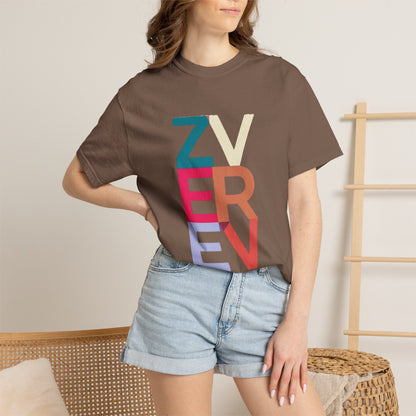 ALEXANDER ZVEREV Colorblock Vertical Logo T‑Shirt