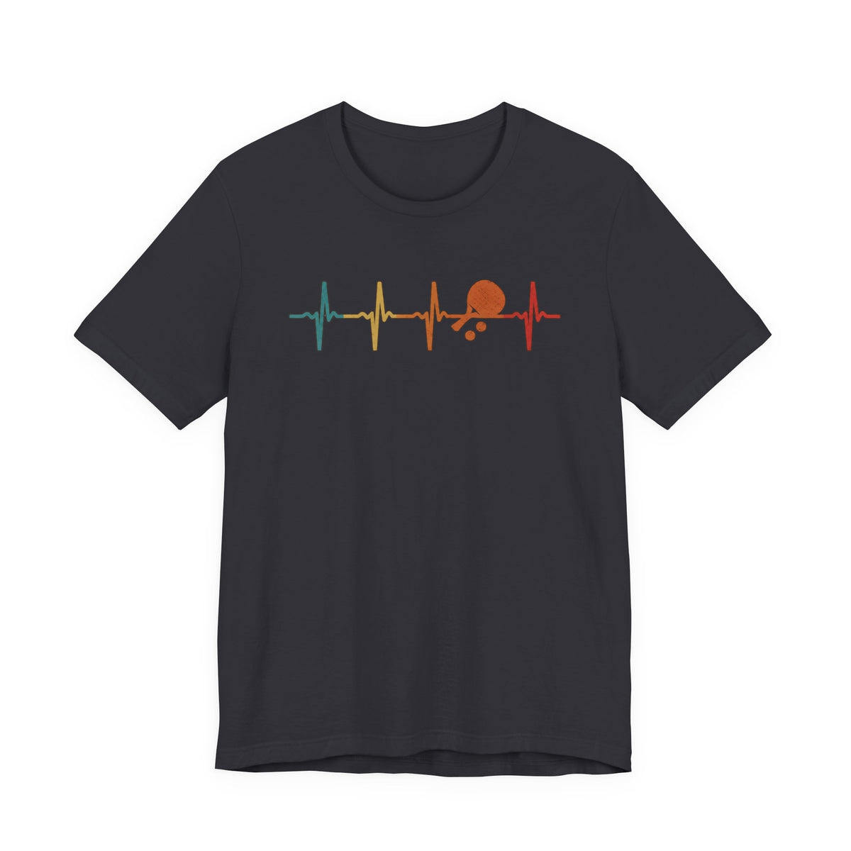Tennis Heartbeat Tee – Retro Surfing Wave Graphic T-Shirt