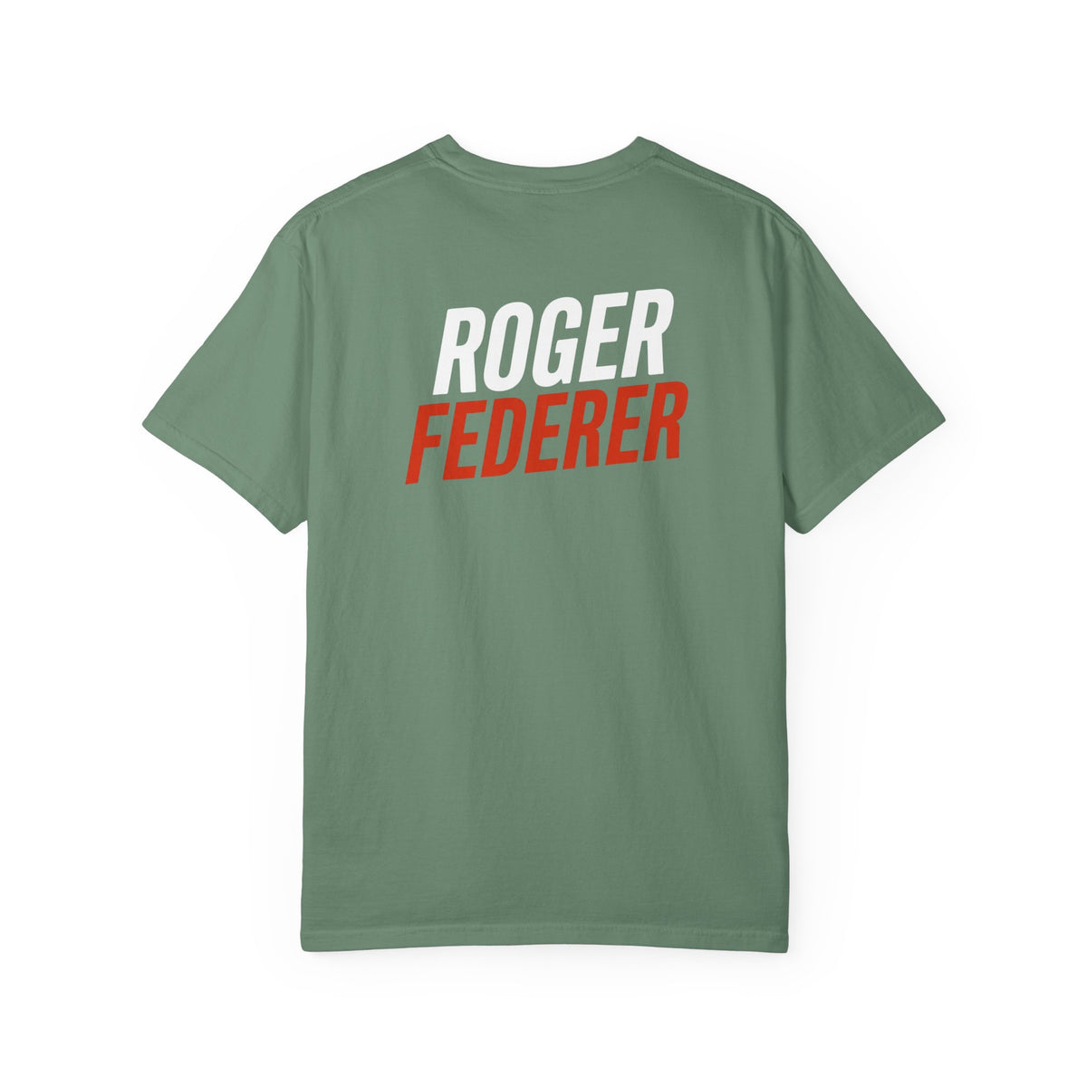 Federer Cartoon Tennis T-Shirt — Retro Athlete Graphic Tee