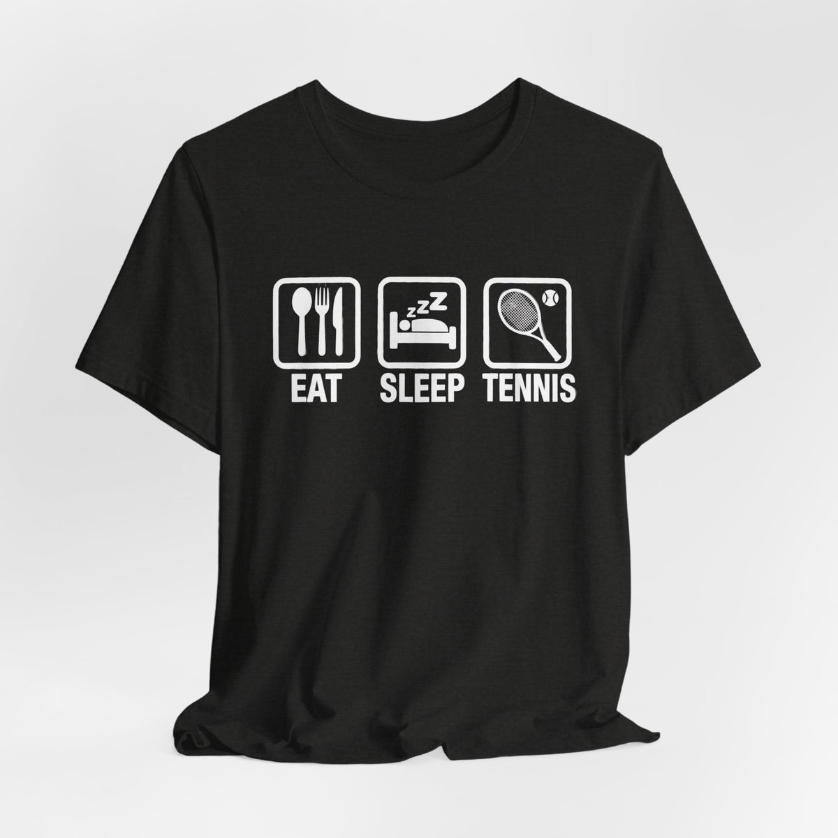 Tennis Tee — "Eat Sleep Tennis" Graphic Shirt
