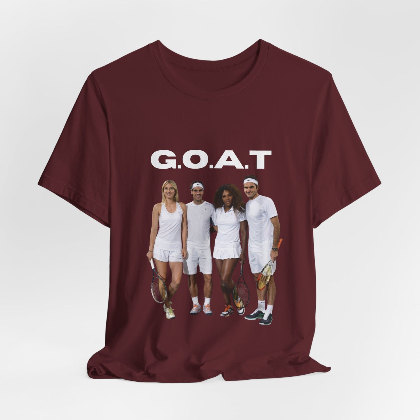 GOAT Tennis Players T-Shirt – Vintage Court Team Graphic Tee