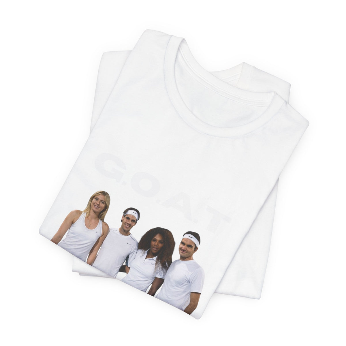 GOAT Tennis Players T-Shirt – Vintage Court Team Graphic Tee