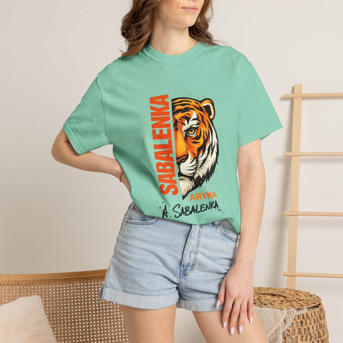 Aryna Sabalenka Tiger T-Shirt — Sabalenka Tennis Fan Tee