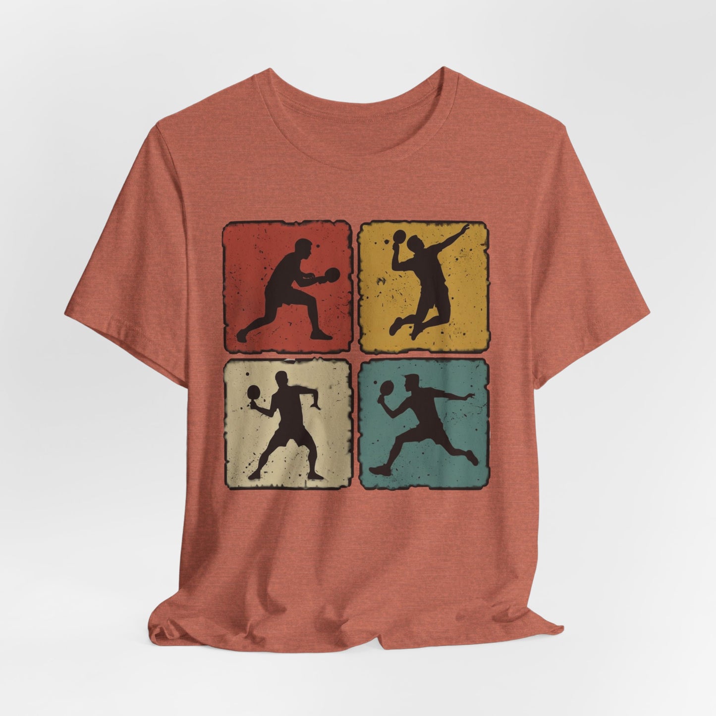 Tennis Silhouette Tee — Retro Vintage Graphic Shirt
