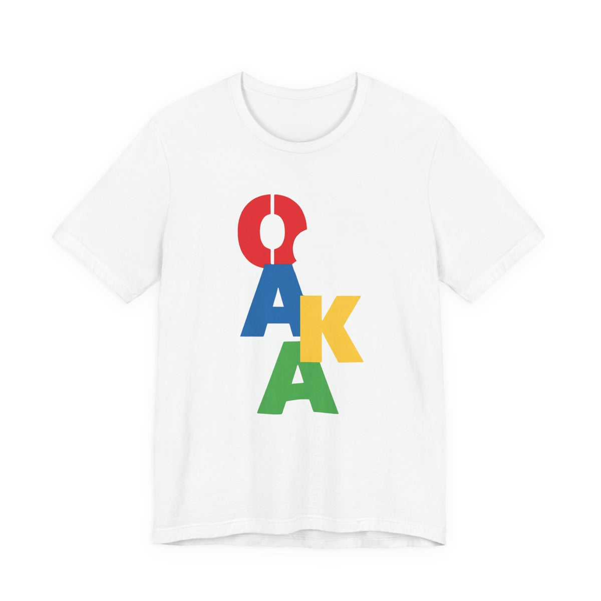 Tennis player Naomi Osaka Color Block Vertical Logo Tee