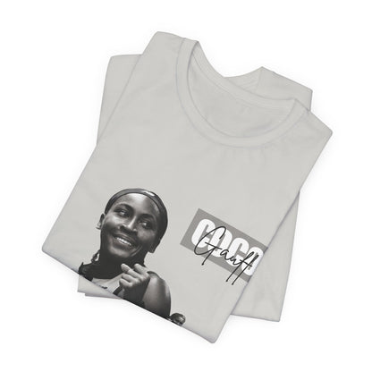 GOGP Graphic Tee — Black & White Motivational Photo T-Shirt