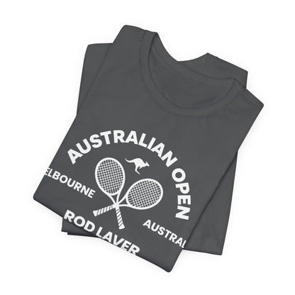 Classic White Tennis Tee — Unisex Jersey Short Sleeve