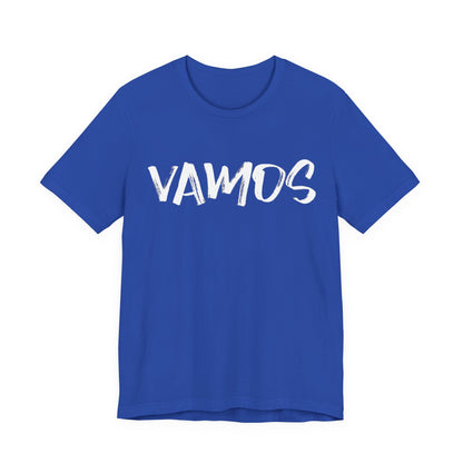Vamos T-Shirt — Bold Brush Script Graphic Tee