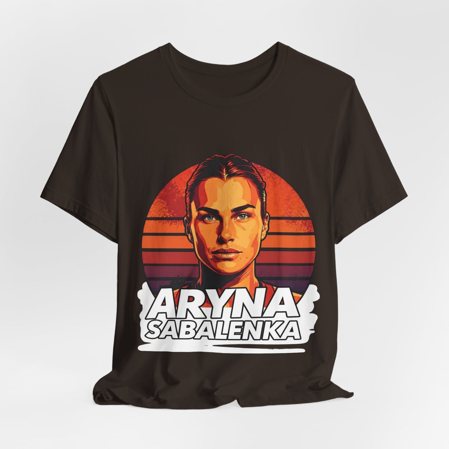 Aryna Sabalenka Graphic Tee — Vintage Sunset Tennis Player T-Shirt