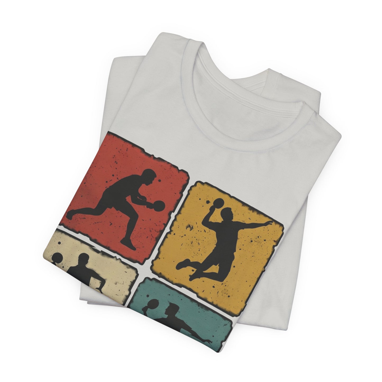 Tennis Silhouette Tee — Retro Vintage Graphic Shirt