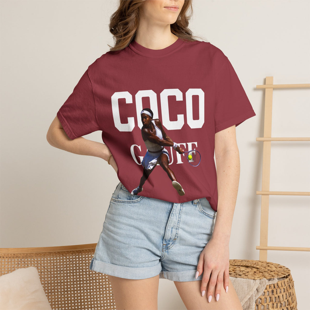 Coco Gauff Tennis Tee — Gauff 02 Champion Tennis T-Shirt