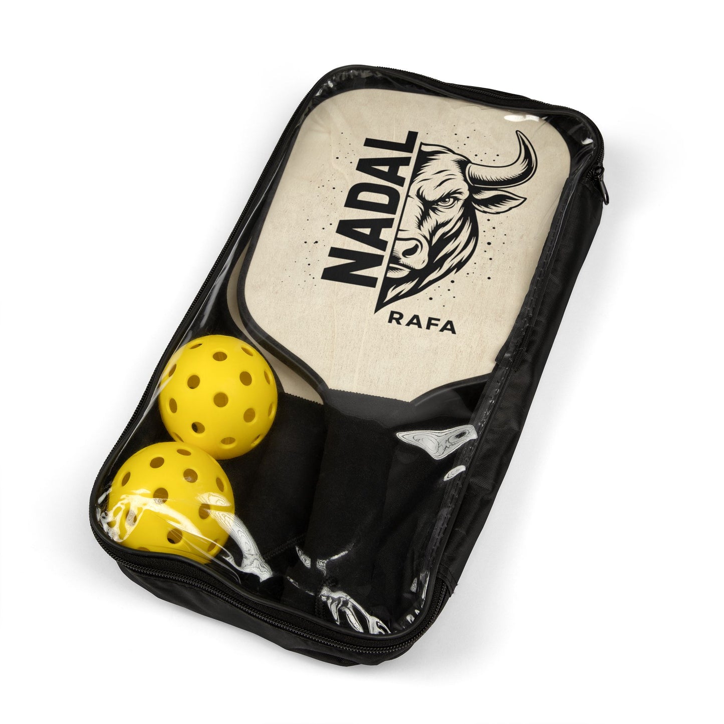 Pickleball Paddle Set – 'Nadal' Bull Graphic Paddle Kit