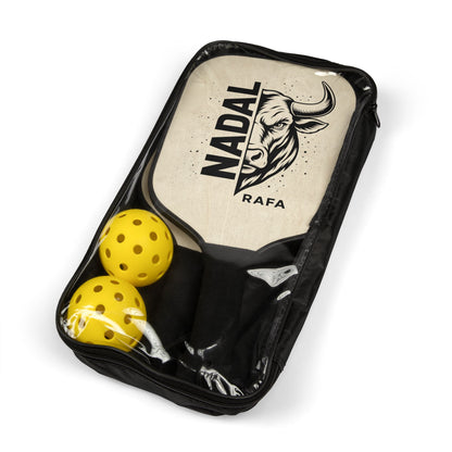 Pickleball Paddle Set – 'Nadal' Bull Graphic Paddle Kit
