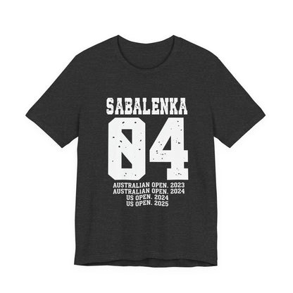 Sabalenka Short Sleeve Tee — Minimal Classic Blank T‑Shirt