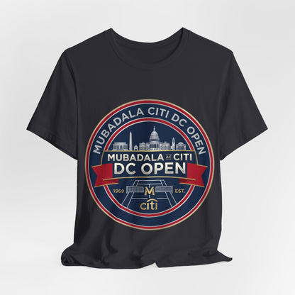 DC Open Tennis Tee — 'Mubadala Citi DC Open' Vintage Badge Shirt