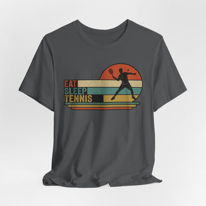 Eat Sleep Tennis Vintage Graphic Tee