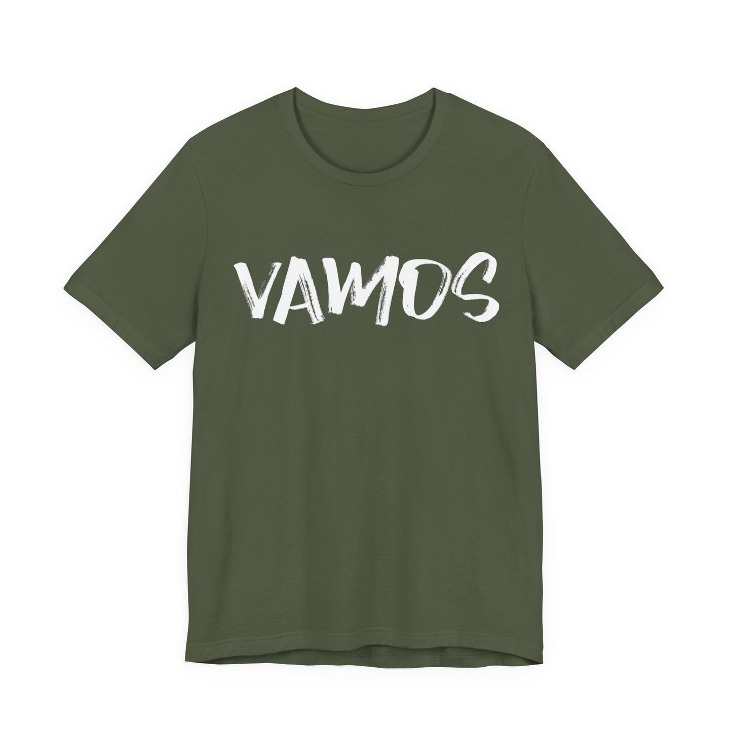 Vamos T-Shirt — Bold Brush Script Graphic Tee