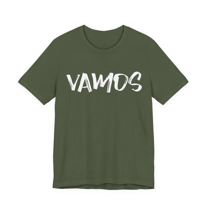 Vamos T-Shirt — Bold Brush Script Graphic Tee