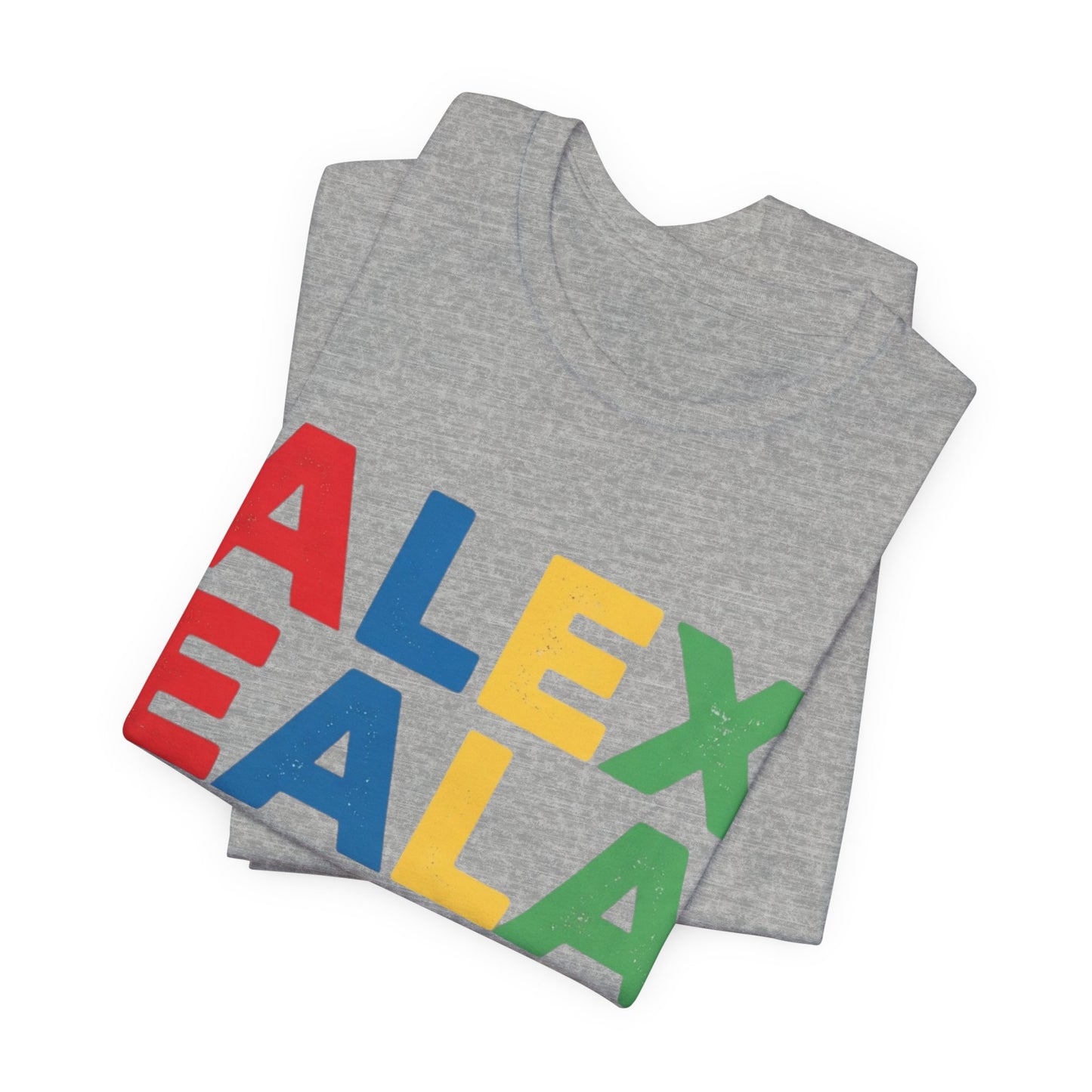 Alex Eala Colorblock Name Tee — Kids & Fans Tennis Player Tribute Shirt