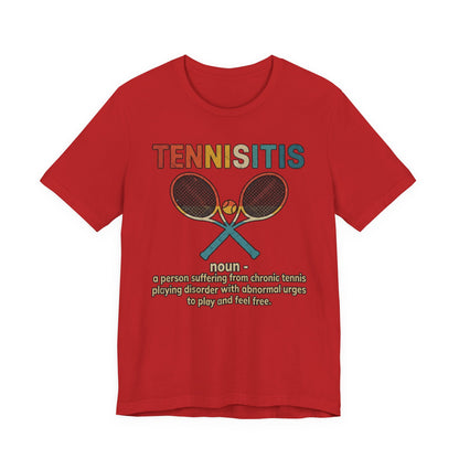 Tennisitis T-Shirt – Vintage Tennis Rackets Graphic Tee